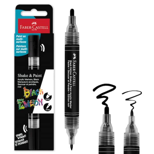 Faber-Castell® Black Edition Shake & Paint Black Acrylic Marker